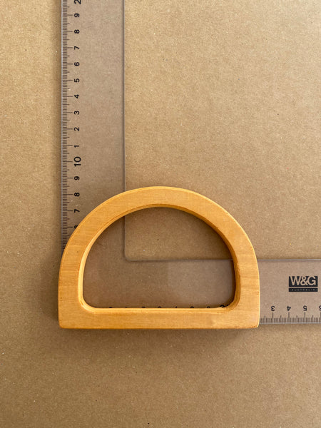 Wooden bag handles - a pair